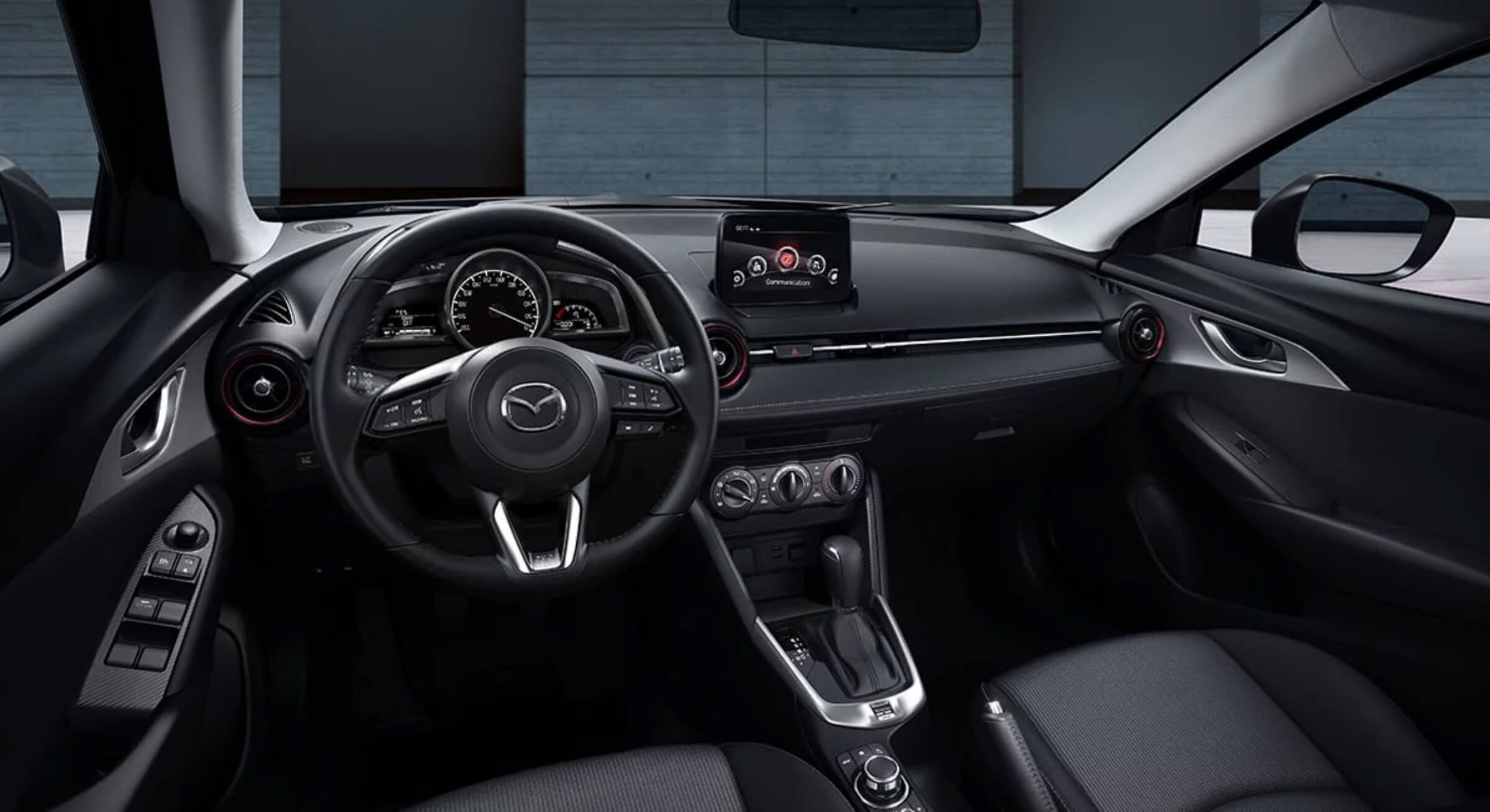 Black Cloth Mazda Cx3 Interior Foto 2