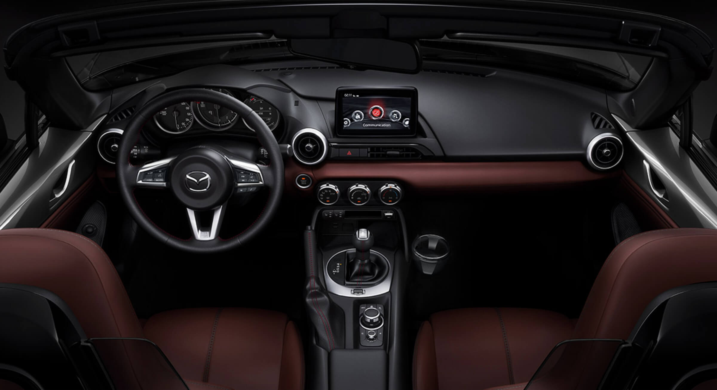 Red Stitching Mazda Mx5 Interior Foto 5 (1)