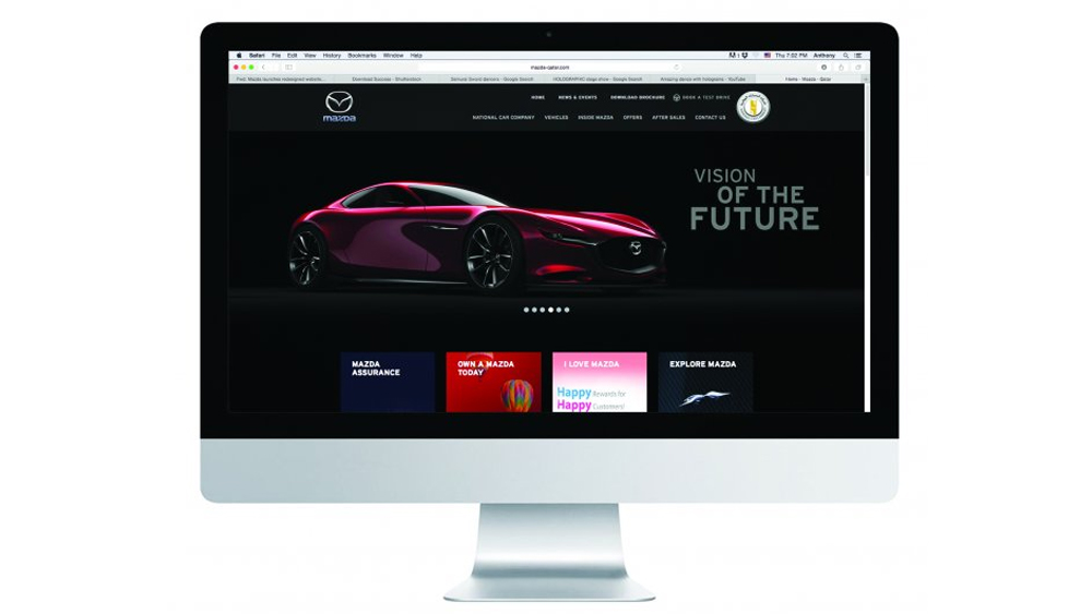 NATIONAL CAR COMPANY LAUNCHES REDESIGNED MAZDA WEBSITE